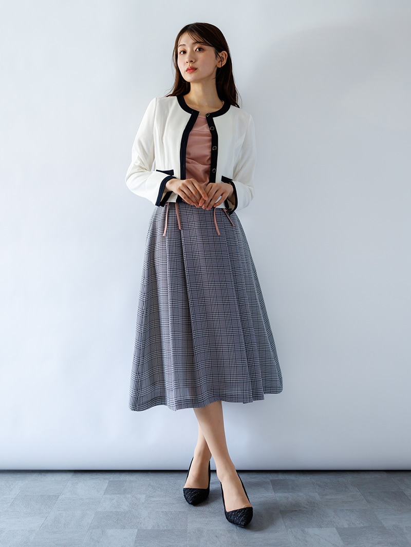 グレンチェックタックスカート｜KarLParkLane Style ONLINE SHOP