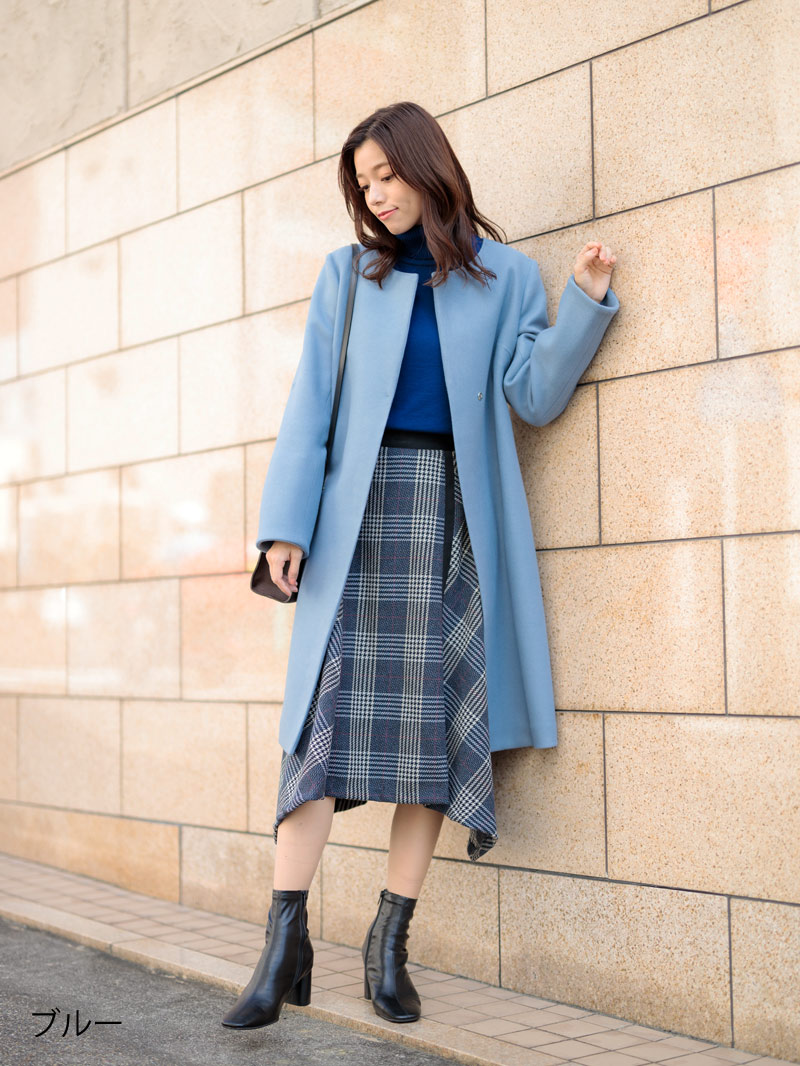 コンプレストメルトンフリースロングコート｜KarLParkLane Style