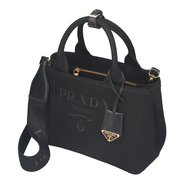 プラダ バッグ レディース PRADA カナパ スモール コットンキャンバス