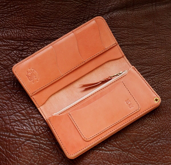 革蛸謹製 台形ロングワレット（ファーストタイプ）隅櫻 | 革蛸レガシー