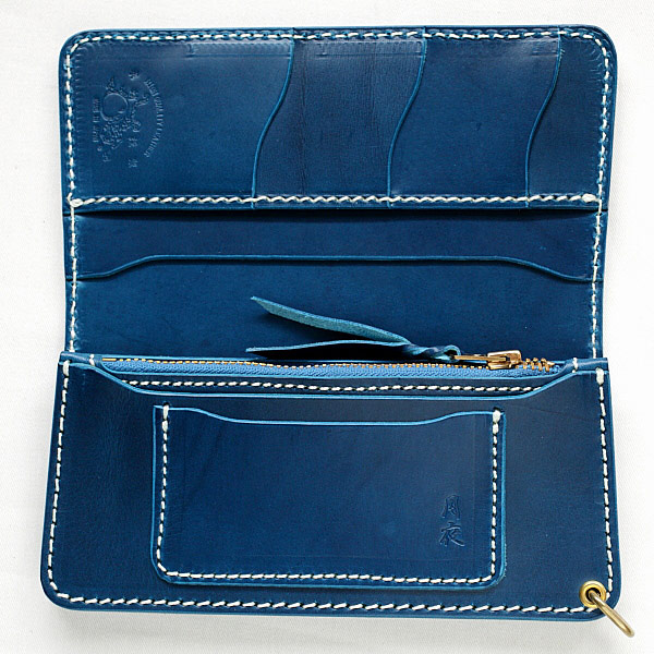 革蛸謹製 台形ロングワレット（セカンドタイプ）月夜 | 革蛸レガシー