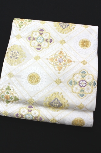 西陣織丸勇織物謹製袋帯「菱華紋」 | 販売着物商品,袋帯,礼装用袋帯