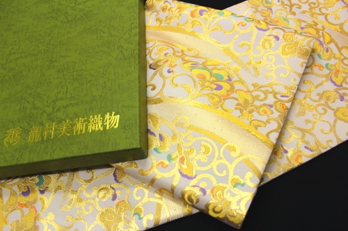 西陣織名門龍村美術織物謹製袋帯「透彫唐花文」 | すべての商品