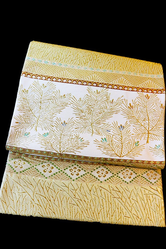 厳選仕立上がり商品 最高級袋帯「本金箔 横段松華紋」 | 販売着物商品