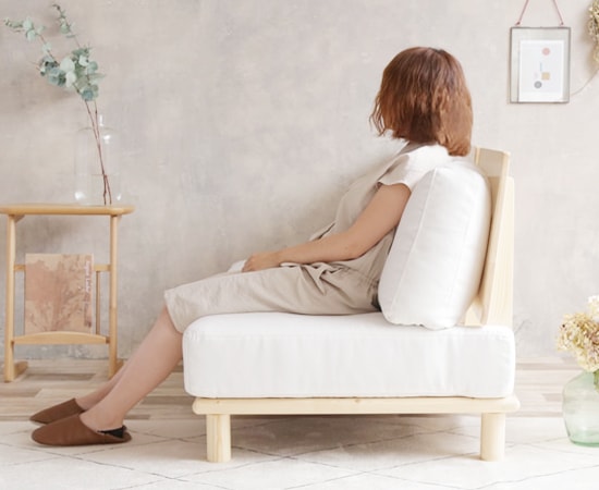 リコルドファブリックローソファ｜118012｜2人掛け｜1人掛け｜切り離し