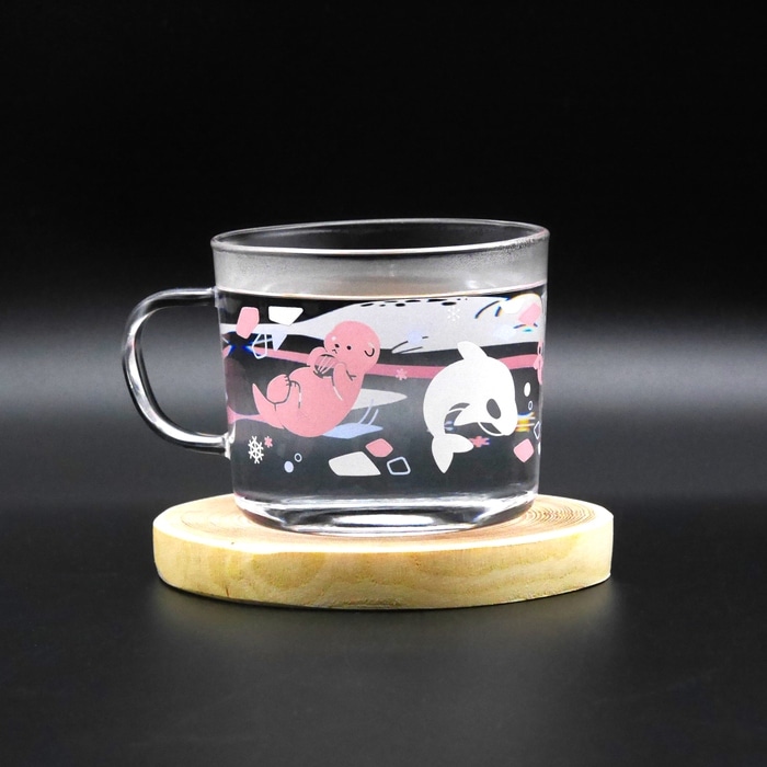 耐熱性 サーモマグカップ 北の海の仲間たち （大/小） | 北一硝子