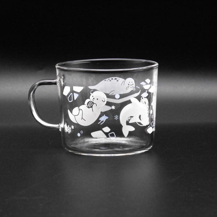 耐熱性 サーモマグカップ 北の海の仲間たち （大/小） | 北一硝子