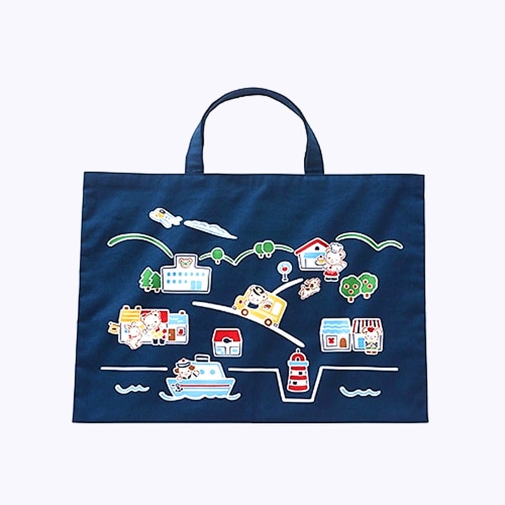 ファミリア レッスンバッグ：ネイビー | おせわ・体験 | こべっこ