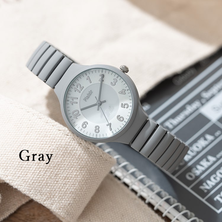 腕時計 レディース ソーラー ジャバラ ウォッチ 蓄光文字盤 3気圧防水