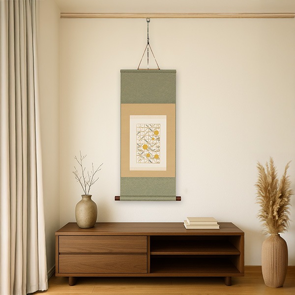 日本製】掛軸吊用金具 角線自在(自在鉤 自在鍵 自在掛け 掛け軸の高さ