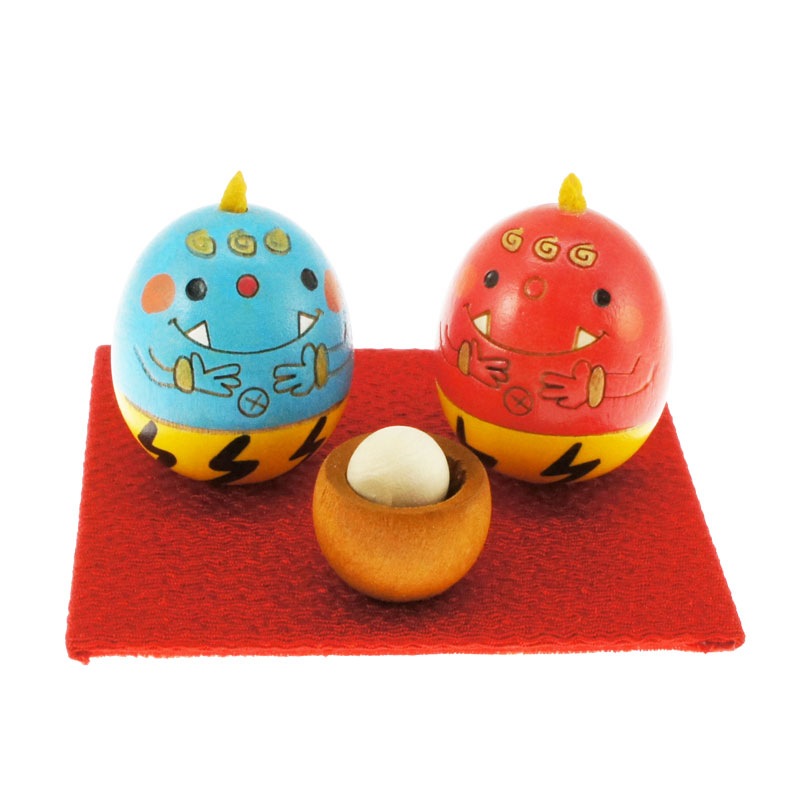 赤鬼・青鬼セット【縁起物こけし】 | ギフト,鬼と節分 | こけし屋