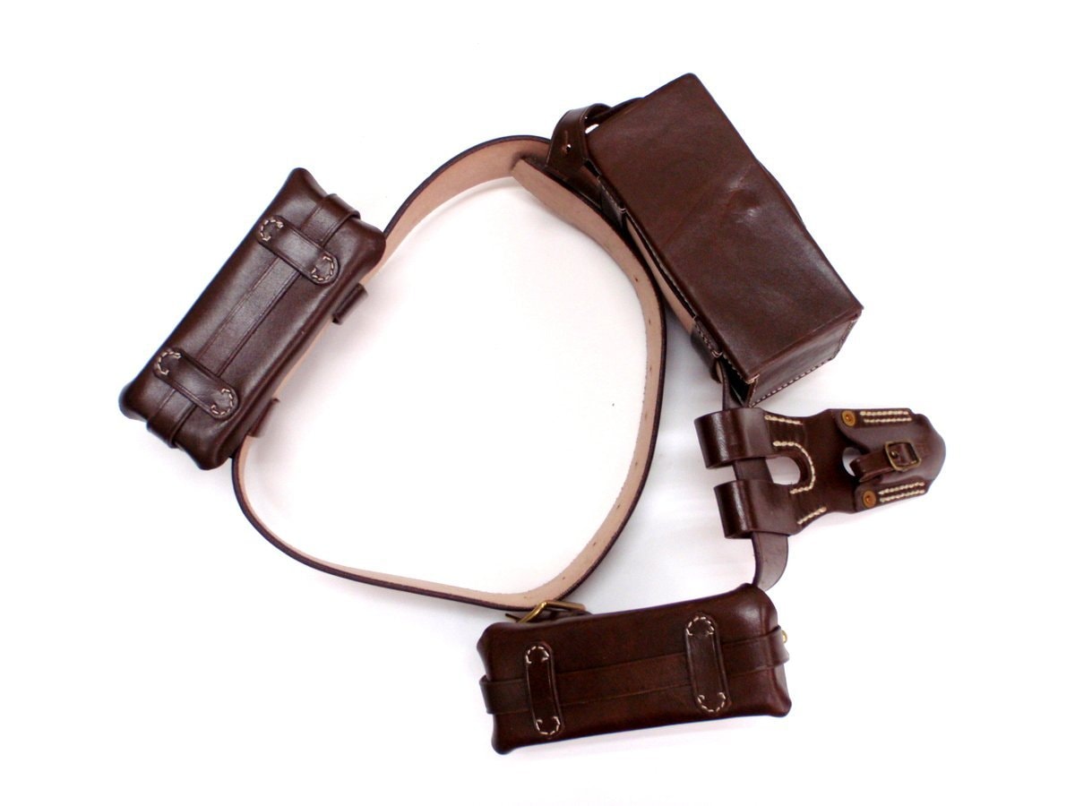 日本軍 弾薬盒 帯革 後期型 三十式銃剣差 複製品 三八式歩兵銃 九九式