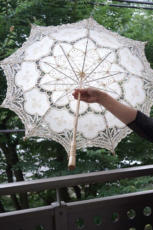 バテンレース日傘フランスヴィンテージ gd-226の通販｜こよなく