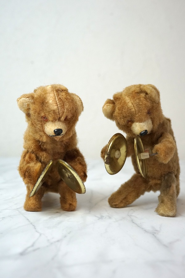 西ドイツのゼンマイ仕掛けのシンバルを叩くベア gt-1129の通販