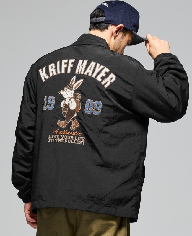 クリフメイヤー[公式] クリフラビット刺繍コーチジャケット MENS