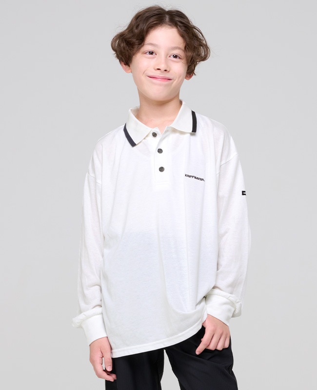 クリフメイヤー[公式] スクール長袖ポロシャツ KIDS J2537825 | KIDS