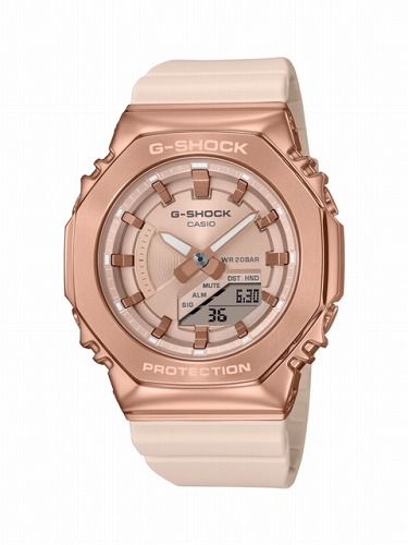 カシオGショック GM-S2100PG-4AJF コンパクトサイズ レディース ピンク