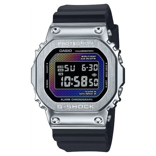 CASIO G-SHOCK GM-5600RW-1JF デジタル腕時計 レインボーカラー