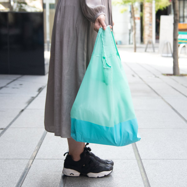 kodue hibino タウルスデザインエコバッグ ターコイズブルー ポケッタブルエコバック ターコイズブルー – INTERMODE KAWABE