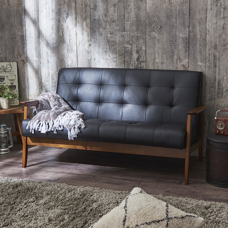 Liam│2人掛け木製フレームソファ｜SIMPLE STYLE (シンプルスタイル