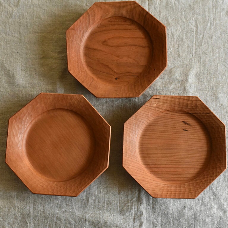 ■新品未使用　cogu オクトゴナルプレート　木の器　雅姫　コグ 堀宏治<br>オクトゴナルプレート18Φ（さくら） | 食卓まわりのもの