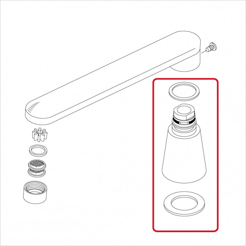 Z487】吐水口カバーフランジセット｜【公式】KVK通販サイト KVK AQUASHOP