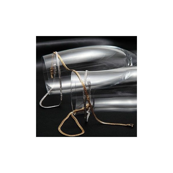 18金 喜平アンクレット K18 6面カットダブル 5g 23cm 造幣局検定マーク