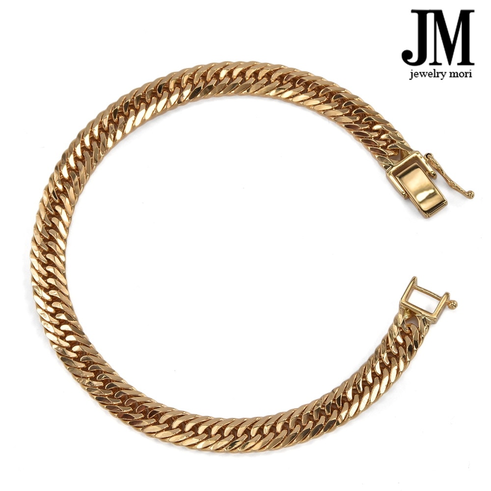 18金 喜平ブレスレット K18 トリプル8面カット 20g 18cm 造幣局検定