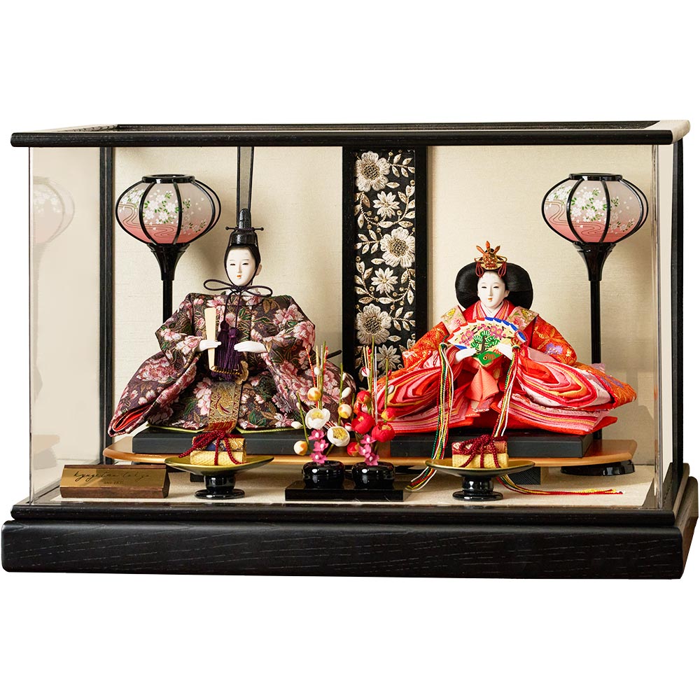 親王ケース飾り アクリルケース 4H-KK18-Z | ケース飾り | 【公式