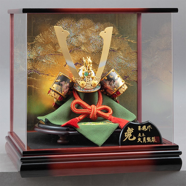 上原玉鳳作 兜ケース飾り アクリルケース 71GC-36 | 取付ケース飾り