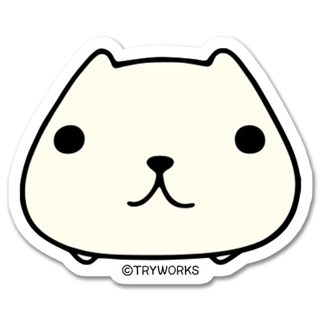ステッカー ホワイトさん | ステーショナリー,シール・ステッカー