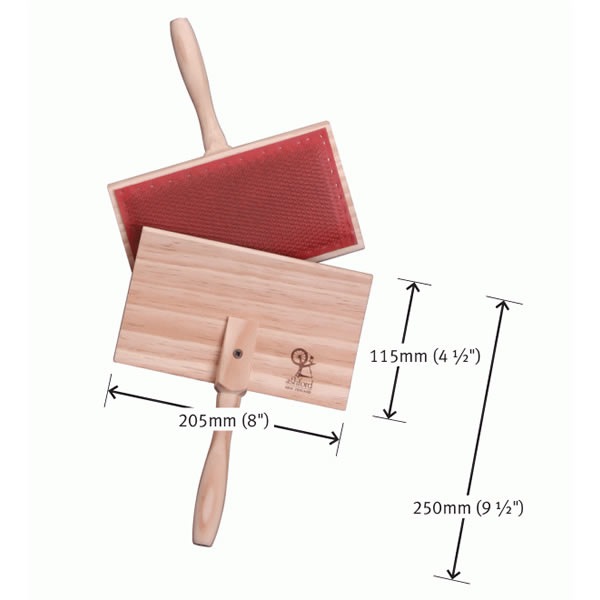 アシュフォード ハンドカーダー 細番手（コットン・カシミア用） 白木