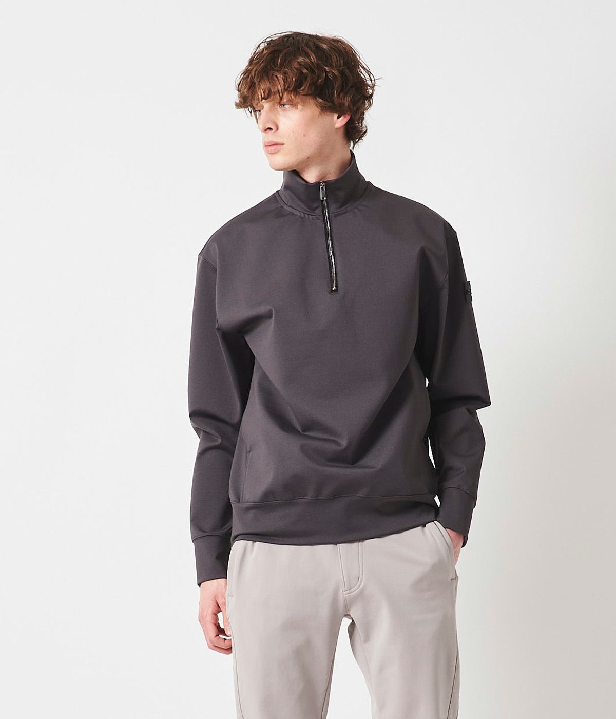 JH+ HALF ZIP PULLOVER /1102320034 / MEN | BRAND,junhashimoto
