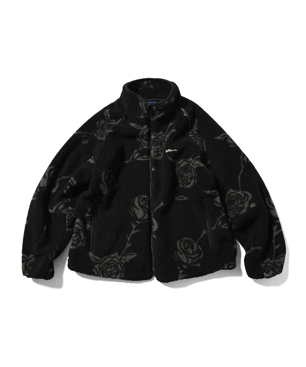 LFYT エルエフワイティー ROSE ALLOVER PATTERNED FLEECE JACKET