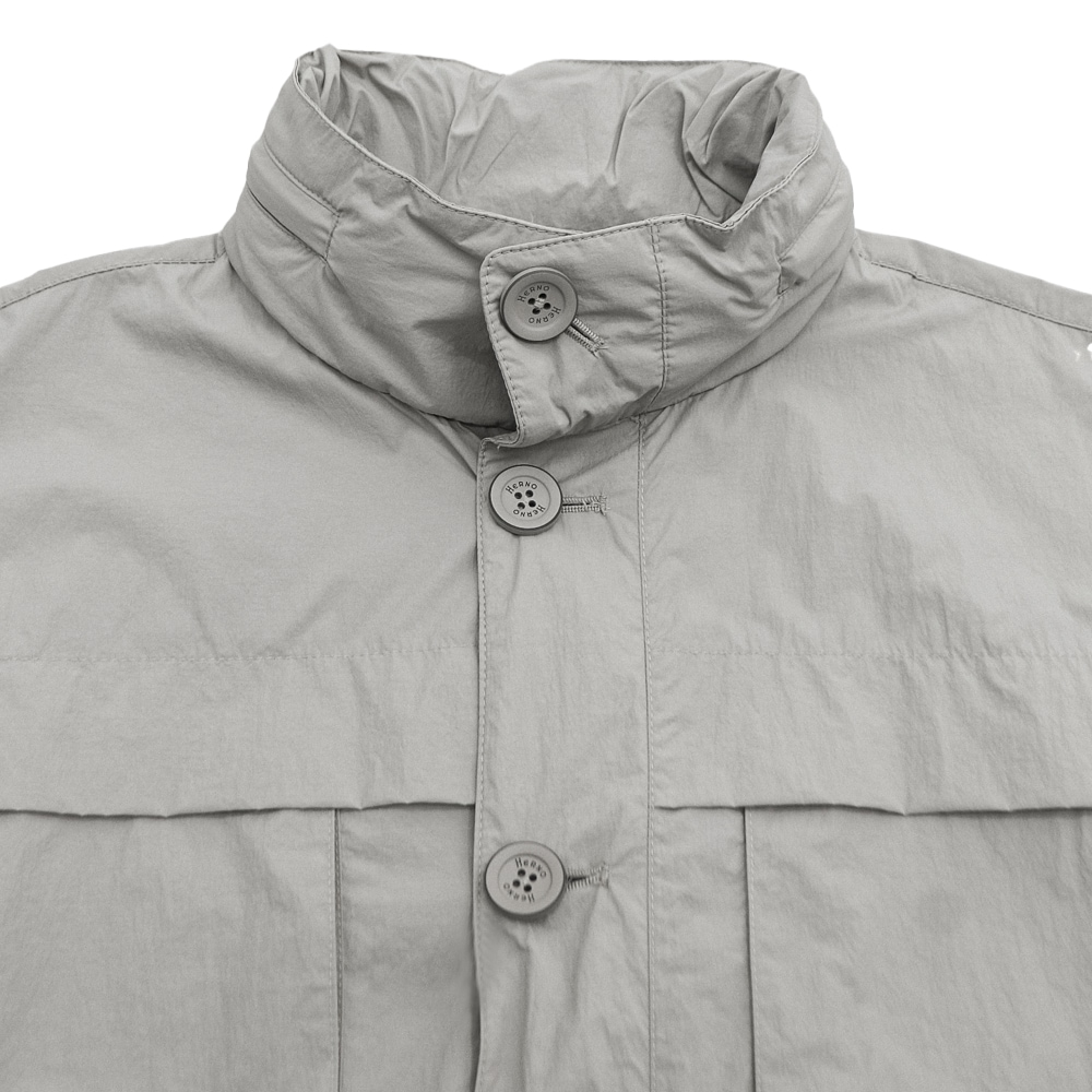 ヘルノ ブルゾン メンズ 撥水 軽量 ナイロン M-65 フィールド