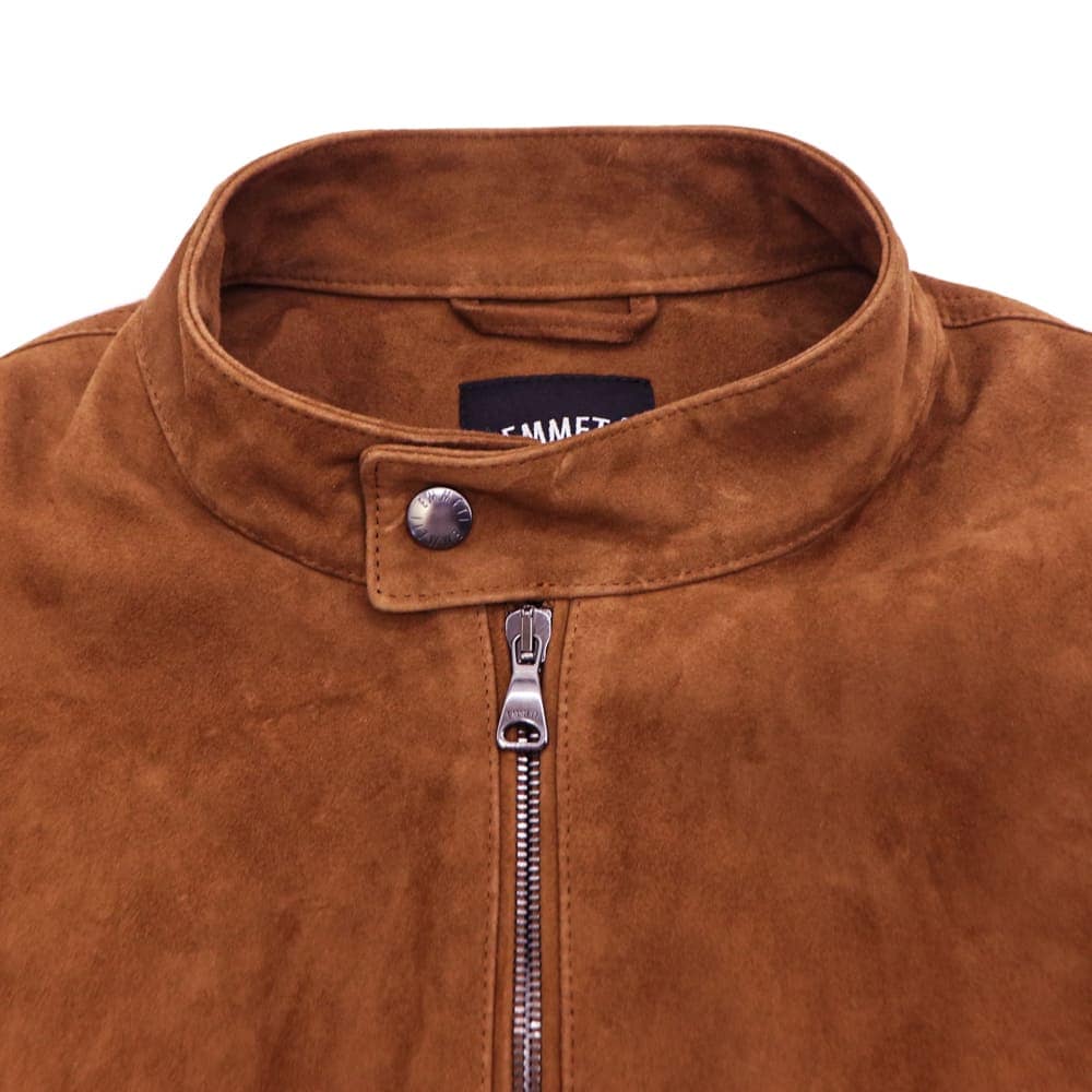 エンメティ ライダース メンズ スペシャルレザー ゴートスエード