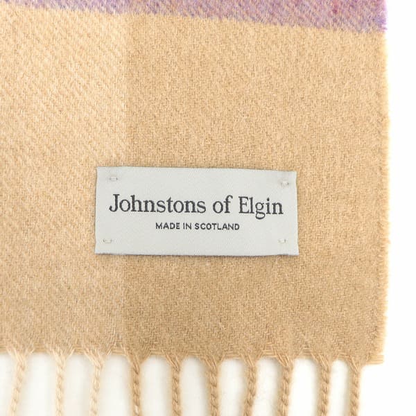 セール】ジョンストンズオブエルガン ストール カシミヤ100% 大判