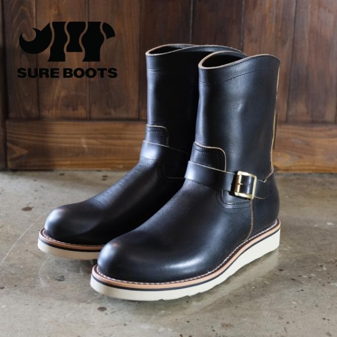 SURE BOOTS シュアブーツ【GRIDLEY】≪OIL TEACORE BLK/COW