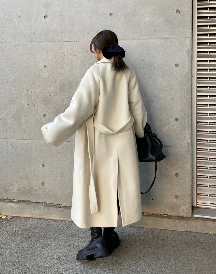 shaggy long chester coat | OUTER | LAULEN（ローレン）
