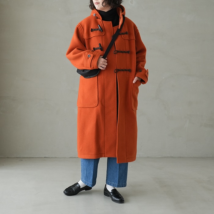 50%OFF】(h2202-co010） / LENO(リノ) / DUFFLE COAT(ダッフルコート