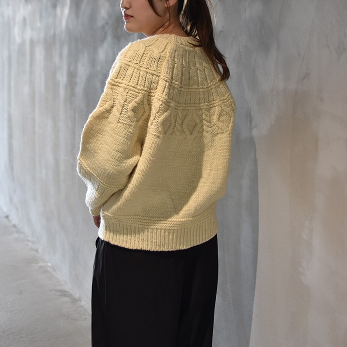 30%OFF】(bn-25fl-056)/ BATONER(バトナー) / SPREAD ALAN CREW NECK