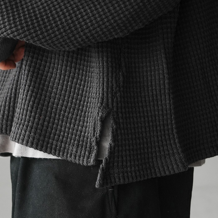 □(anc-ct124) / ANCELLM (アンセルム) / HEAVY WAFFLE OVER LS