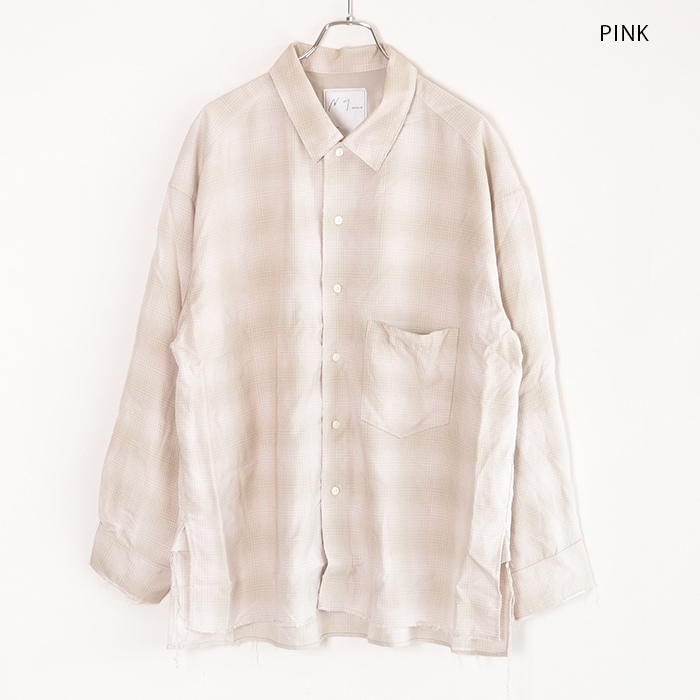 anc-sh61-a) / ANCELLM (アンセルム) / OMBRECHECK SHIRT（オンブレ
