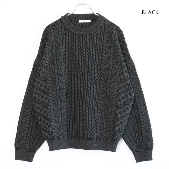 30%OFF】（ysk-25aw-kn03) YASHIKI(ヤシキ) / Fubuki Knit