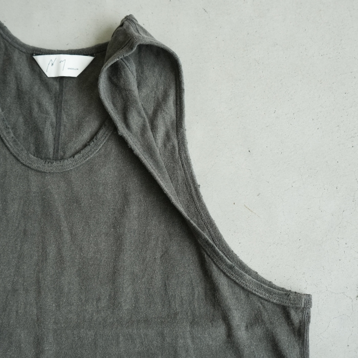 anc-ct141) / ANCELLM (アンセルム) /DAMAGE TANK TOP（ダメージタンク