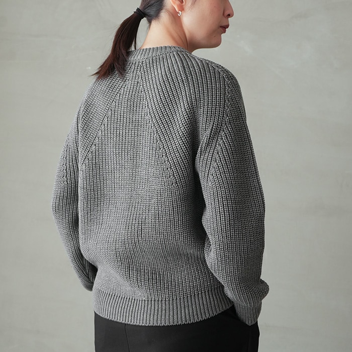 30%OFF】(bn-25fl-030)/ BATONER(バトナー) / SIGNATURE CREW NECK