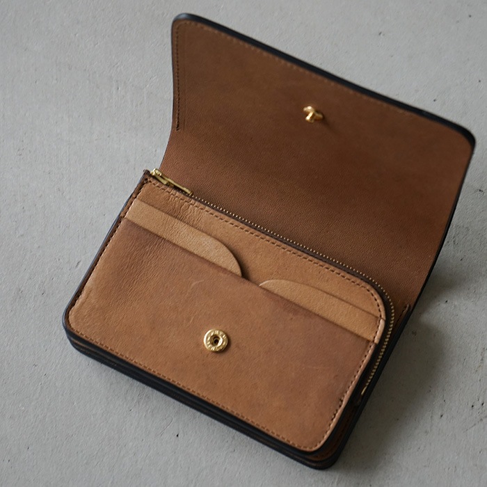 フォルメ　ショートウォレット　サーペンタイン　財布 forme（フォルメ）Short Wallet（Black×Brown）Serpentine｜通販