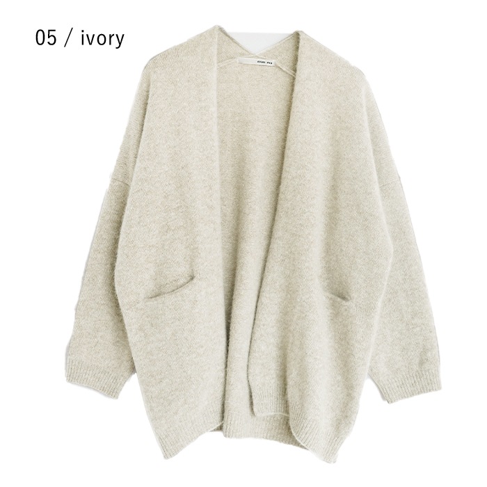 e223k214) / evam eva (エヴァムエヴァ) /wool fox short robe (ウール