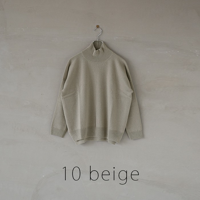 ○(e243k129) / evam eva(エヴァムエヴァ) /cashemere turtleneck