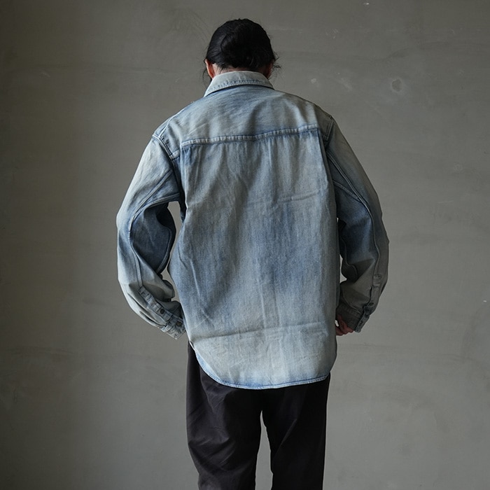 anc-sh50) / ANCELLM (アンセルム) / DENIM WESTERN SHIRT（デニム